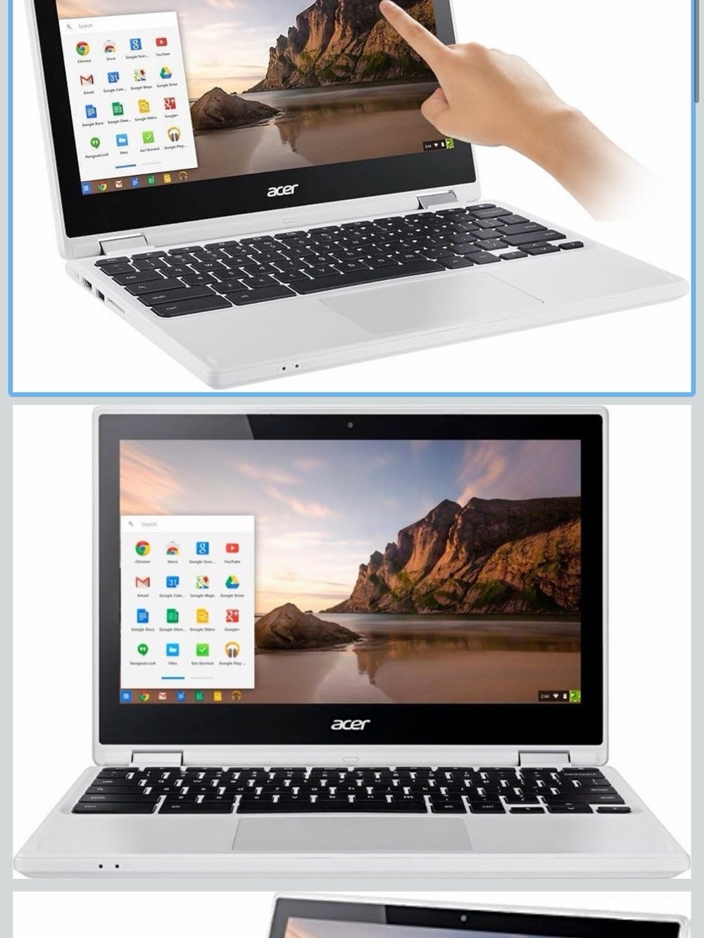 Flagship Acer Premium R11 11.6" Convertible 2-in-1 HD IPS Touchscreen Chromebook